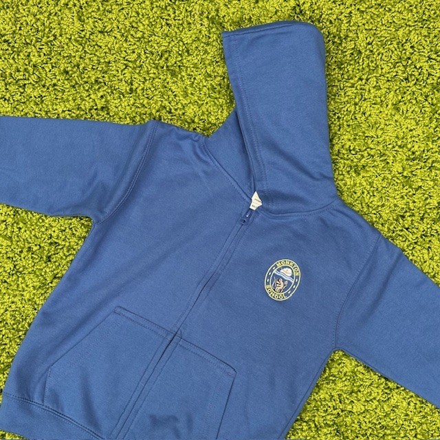 Unisex Full Zip Hooded Top Inc Embroidered Logo