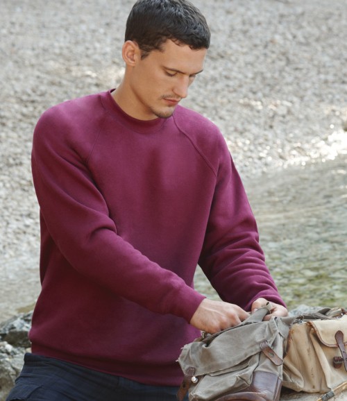 Fruit Of Loom Raglan Sweatshirt